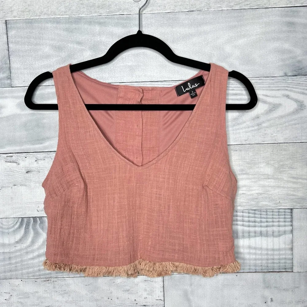 Lulus Sleeveless Crop Top - Picture 7 of 7